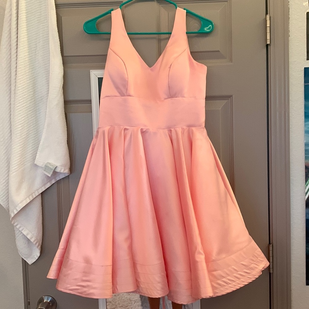 Pink Short Homecoming Dress